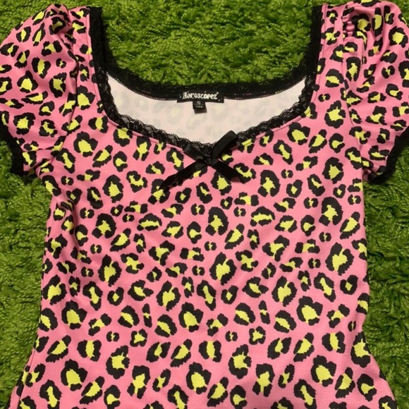Dollskill/ horrorscopez cheetah shirt - Picture 4 of 4
